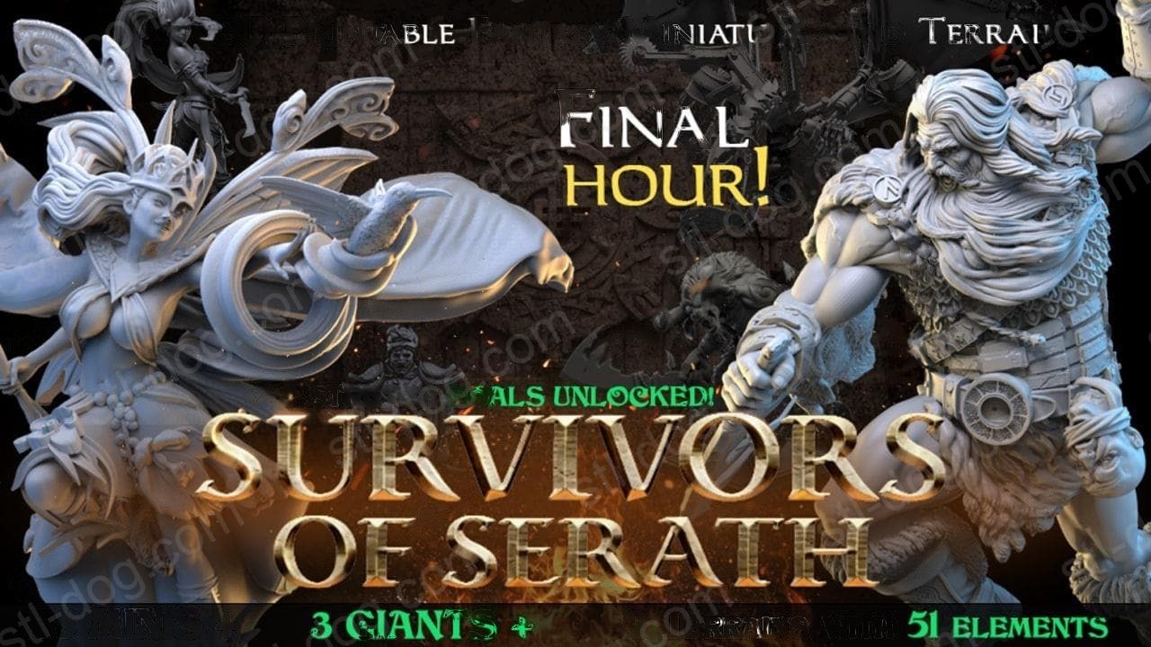 Serath的幸存者 (Survivors of Serath) 3D打印图纸